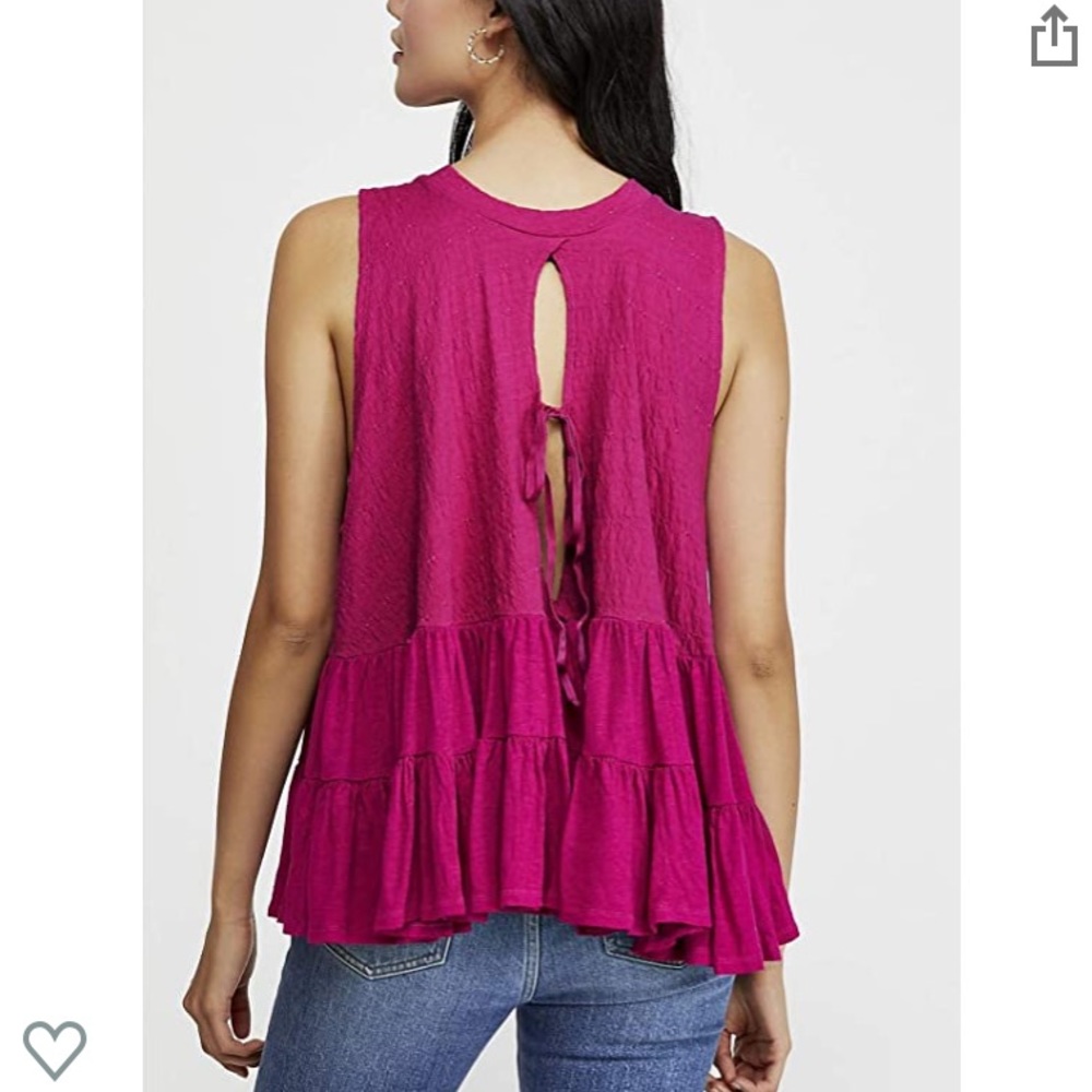 New Free People Right on Time Tunic Shirt/Tank